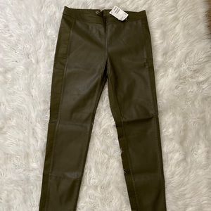 H&M Faux leather pants